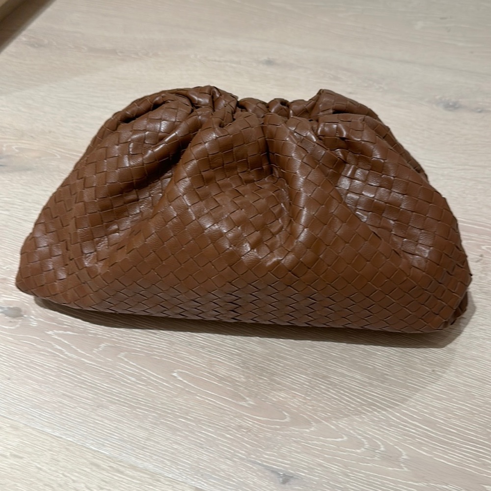 The Pouch Intrecciato Clutch Bag